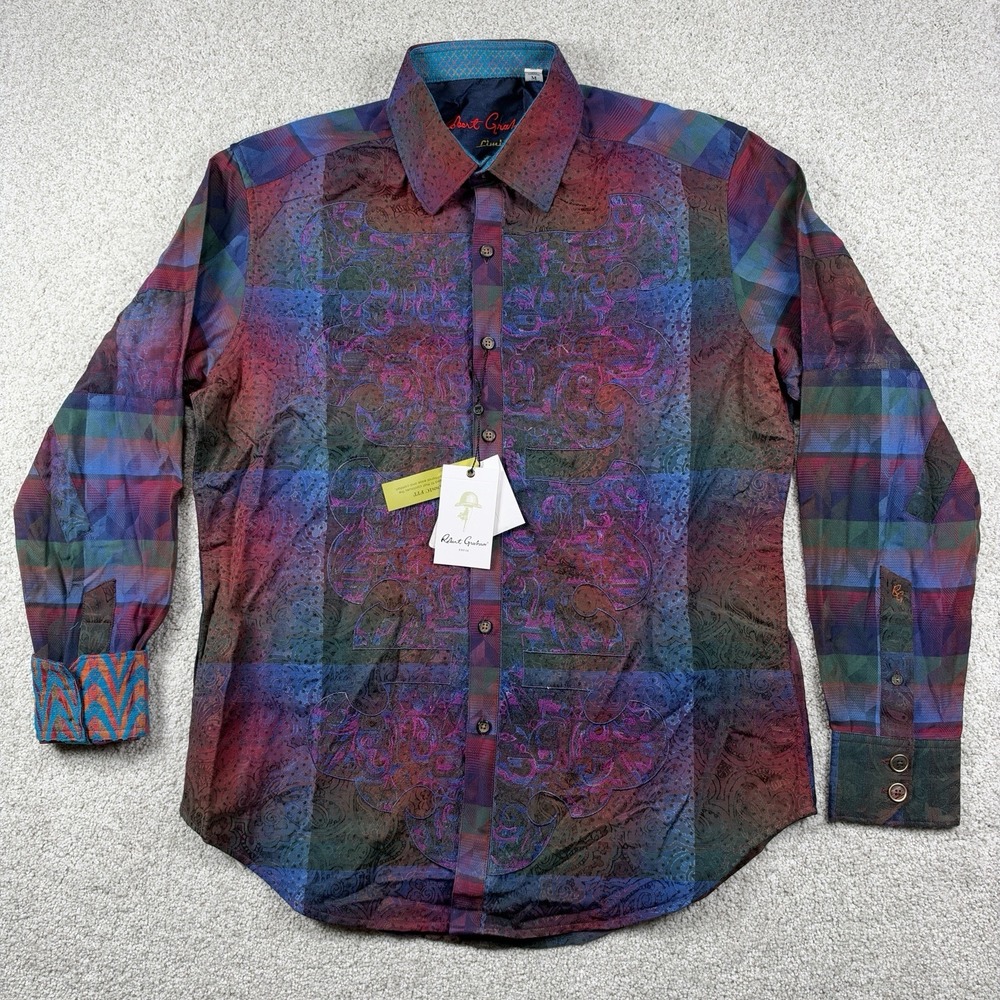 NEW Robert Graham Limited Edition "Doctor O" Woven Shirt Mens Medium